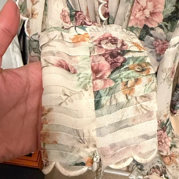 Zimmermann size 1 (not junior) Pastel Floral Dress - Picture 4 of 5